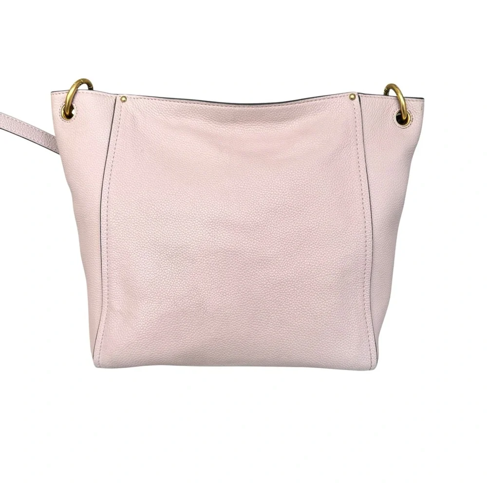 Tory Burch Everly Hobo Shoulder Bag Blush Pink Leather